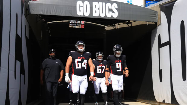 Falcons Buccaneers Desmond Ridder Ryan Neuzil Drew Dalman